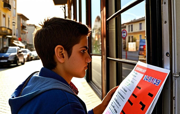 **

Prompt: A student diligently studying traffic signs with flashcards. The background shows a typical Turkish street scene with recognizable road signs. Focus on the student's determined expression. Sunlight streaming through a window, illuminating the flashcards. Warm, inviting atmosphere.

**